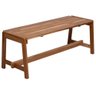 Banco Funcional Verona Tramontina em Madeira Teca com Acabamento em Verniz Incolor 111 Cm - 1