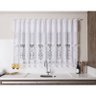 Cortina Branca Arabesco 210CM X 120CM + Bando De 30CM Intela - 2