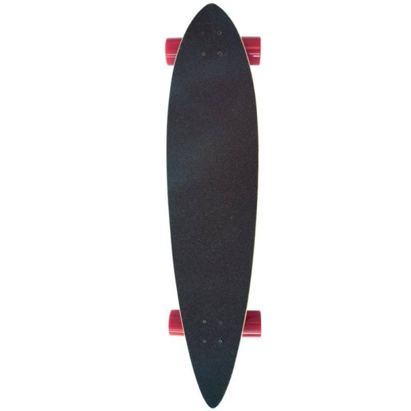 Skate Longboard Étnico Abec-7 Preto Cinza E Vermelho Mormaii - 6
