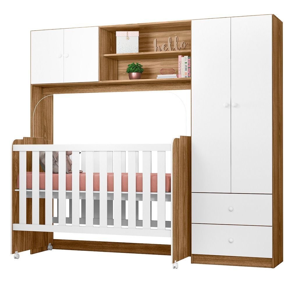 Conjugado Ternura e Berço Amore Nature Branco Plla