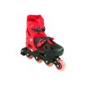 Patins Roller Base de Plástico - Vermelho Tamanho M - 1