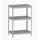 Ver imagem 1 de ESTANTE DE AÇO PESADA 125X92X60 3 PRAT. AÇO PANDIN - CINZA EPP1250X600 PRAT AÇO