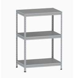 ESTANTE DE AÇO PESADA 125X92X60 3 PRAT. AÇO PANDIN - CINZA EPP1250X600 PRAT AÇO - 1