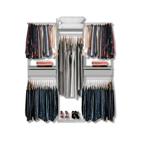 Closet Aramado - Linear Clr373 Gav Corcor, Tamanhocor:branco;tamanho:1,90