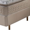 Ver imagem 5 de Cama Box Queen Fendi + Colchão Molas Ensacadas Macio Cincinnati Pillow Top 158x198x73cm