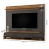 Painel Suspenso para TV até 65" Austin L01 - Amarena Móveis PAINEL SUSPENSO TV SALA DE ESTAR QUARTO1 - 3