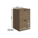Ver imagem 2 de Multiuso Escritório Frame F205 c/ 2 Gavetas e 1 c/ Chave Munique - Kappesberg