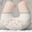 Ver imagem 1 de Almofada de Amamentação Travesseiro Flores Delicadas Menina