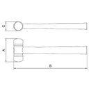 Ver imagem 2 de Martelo de borda plásticas Abs 40mm 40670/041 - Tramontina