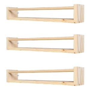 Prateleira de Madeira Decorativa Dulce Slim para Livro 60cm