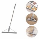 Ver imagem 2 de Rodo Silicone Vassoura Magica Mop Multiuso Cabo Inox Janela Vidros Pisos Balcao Box Puxa Agua Folha