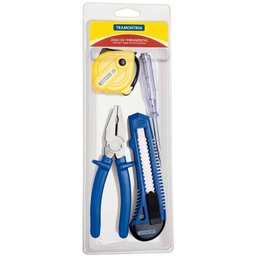 Kit de ferramentas 4 Peças com Alicate e Estilete Tramontina - 2