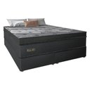 Ver imagem 2 de Cama Box Conjugado King com Colchão 193x78x203 Royal Black Gazin Cr35300 Chumbo Escuro