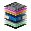 Ver imagem 5 de Cama Box Conjugado King com Colchão 193x78x203 Royal Black Gazin Cr35300 Chumbo Escuro