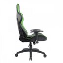 Ver imagem 4 de Cadeira Gamer Black Hawk Preta/Verde Fortrek