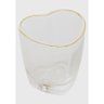Kit 6 Copo Shot Mini Vidro Coração Borda Dourada 50 Ml Lyor - 5