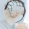Manta Extra Gigante Decorativa 1,80 X 2,30 Natural - 7