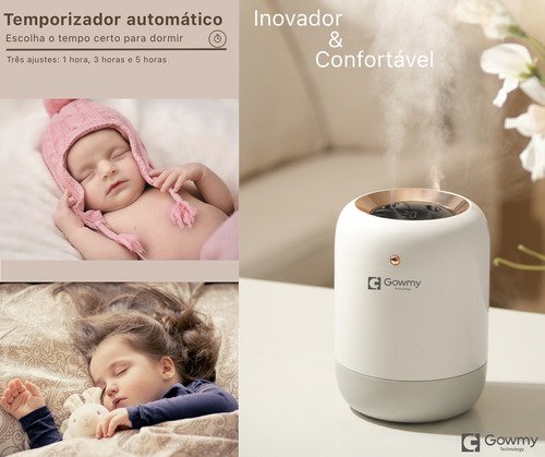 Umidificador e Esterilizador de Ar Ultravioleta 110v/220v Bivolt Luxo - 6