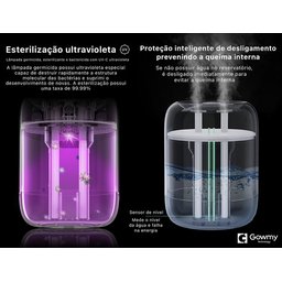 Umidificador e Esterilizador de Ar Ultravioleta 110v/220v Bivolt Luxo - 5
