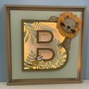 Ver imagem 1 de Quadro Caixa Charme Safari Letra Leão - QDSF-05B BH BABY KIDS G