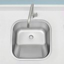 Ver imagem 2 de Tanque Tramontina de aço inox Polido 40 x 40cm