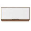 Ver imagem 2 de Armário Aéreo para Cozinha Firenze 1 Porta Amêndola Branco - Demóbile