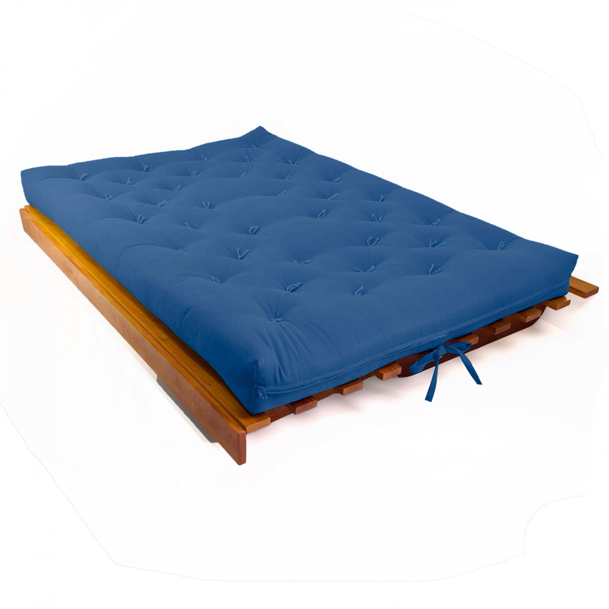 Sofá Cama Futon L Acquablock em Madeira Nobre Maciça - 2