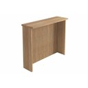 Ver imagem 1 de Balcão Ilha Cozinha Gourmet Painel Canelado 120cm Nature - Nesher