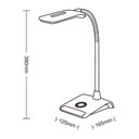 Ver imagem 2 de Luminária de Mesa Led Taschibra TLM Flex Bivolt Branco 6500K - Luz Branca