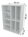 Ver imagem 4 de Kit de 3 Organizadores para Brinquedos 100% Mdf Woodcore Único