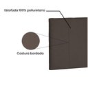 Ver imagem 3 de Cabeceira Painel Arizona Solteiro 90cm Suede Caramelo