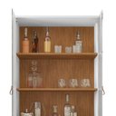 Ver imagem 5 de Cristaleira 4 Portas para Sala de Estar 50519 Branco Cedro Dcasa