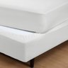 Fit Box Queen Vivaldi em Malha 100% Algodão Branco Sul Brasil - 1
