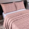 Kit Colcha Cobre Leito Casal Padrão 3 Peças Dupla Face Texturado Arezzo - 4
