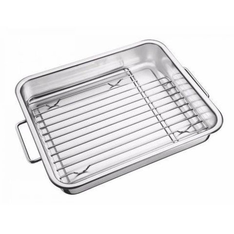 Assadeira Aço Inox com Grelha Service Tramontina