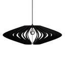 Ver imagem 3 de Luminária Teto tipo Pendente em MDF MERCÚRIO Completa -:Preta
