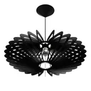 Ver imagem 1 de Luminária Teto tipo Pendente em MDF MERCÚRIO Completa -:Preta