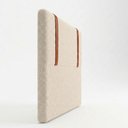 Ver imagem 5 de Cabeceira para Cama Box Casal Padrão Alícia 140cm Bouclê Bege - Desk Design
