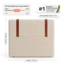 Ver imagem 4 de Cabeceira para Cama Box Casal Padrão Alícia 140cm Bouclê Bege - Desk Design