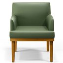 Ver mais imagens de Kit 3 Poltronas Decorativas Para Sala De Estar E Recepção Beatriz W01 Facto Verde Musgo - Lyam