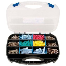 Maleta Parafusos E Buchas 385 Peças - 1 Maleta Parafusos E Buchas 385 Peças - 1