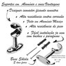 Suporte varão de Cortina em Metal 2 peças com Ponteira - 2