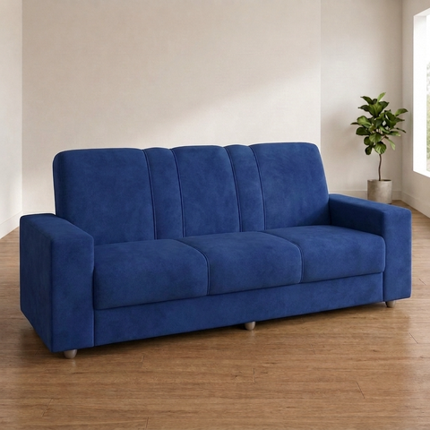 Sofá 3 Lugares Suede Roma Sofá Casa