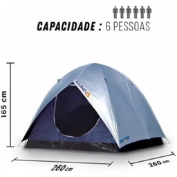 Barraca Acampamento Camping 6 Lugares Impermeável Mor - 2