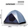 Barraca Acampamento Camping 6 Lugares Impermeável Mor - 2