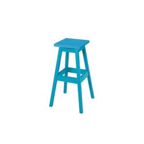 Banqueta Naturalle Quadra Azul 91452072 Outlet