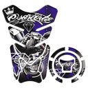 Ver imagem 1 de Kit Protetor Tanque Adesivo Moto Honda Acima 2018 Azul Teu Adesivo