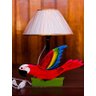 Abajur de Arara Vermelha - 2
