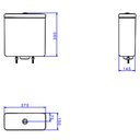 Ver imagem 2 de Caixa Acoplada Cd21f Bl Mt 95 Dual Flux Ebano com Botao Black Matte - Deca Deca Loucas