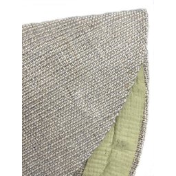 Tapete Sisal Natural 300 Redondo Ch Cinza Claro - 4
